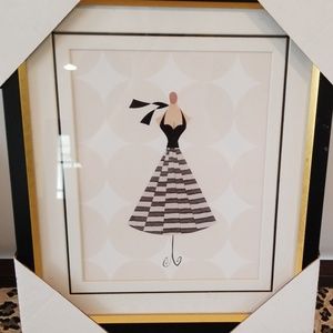 Framed and Matted Dress Print